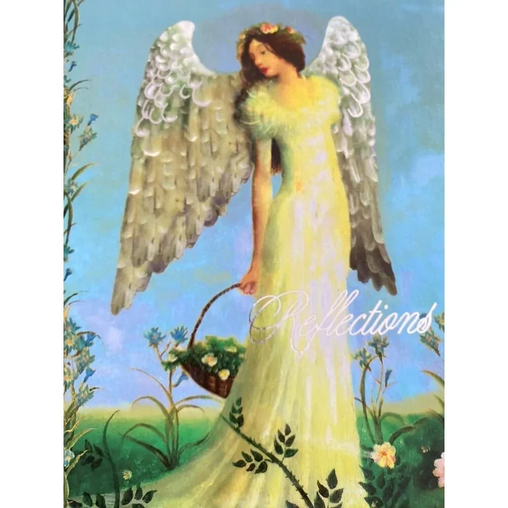 C. R. Gibson Reflecting Angel Spiral Hard Cover Notebook Journal Lined